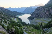 100 Lago di Campomoro con tramonto in Disgrazia 